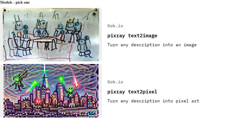 Pixray เป็น ai image generator ที่เป็นแนว pixel 