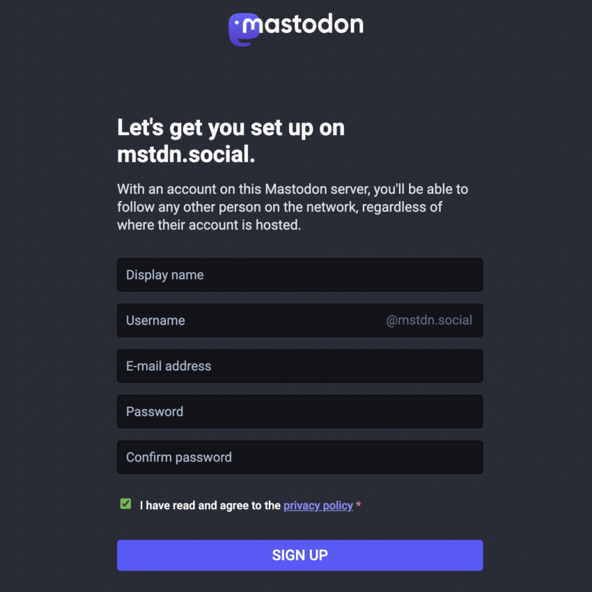 วิธีใช้ Mastodon