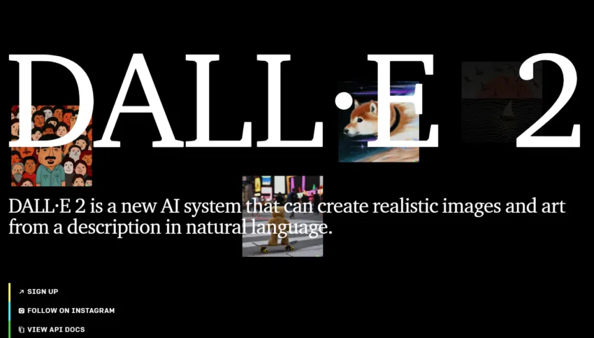 DALL-E 2 เป็นเครื่องมือสร้างภาพด้วย AI ที่พัฒนาโดย Open AI 
