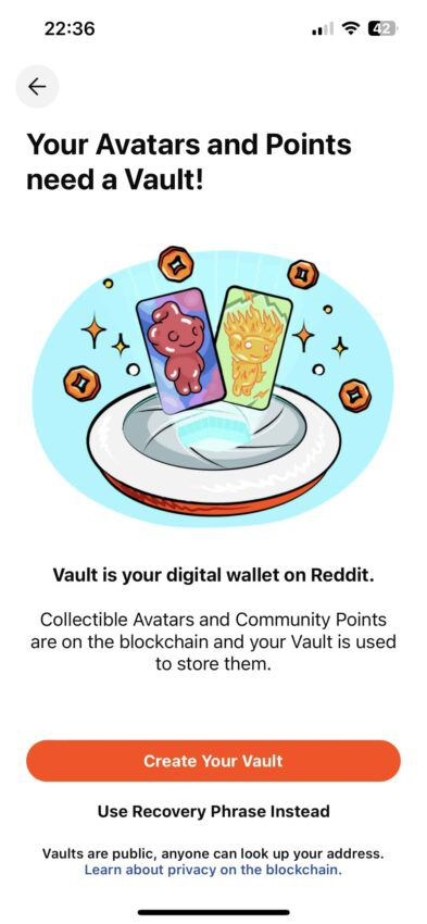 วิธีการสร้าง Reddit Vault