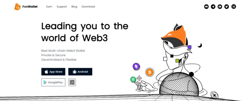 FoxWallet เป็นกระเป๋าเงิน Web3 แบบ Non-Custodial ซึ่งมีวัตถุประสงค์เพื่อให้มือใหม่เริ่มต้นและเชื่อมต่อกับโลก Web3 ได้อย่างง่ายดาย