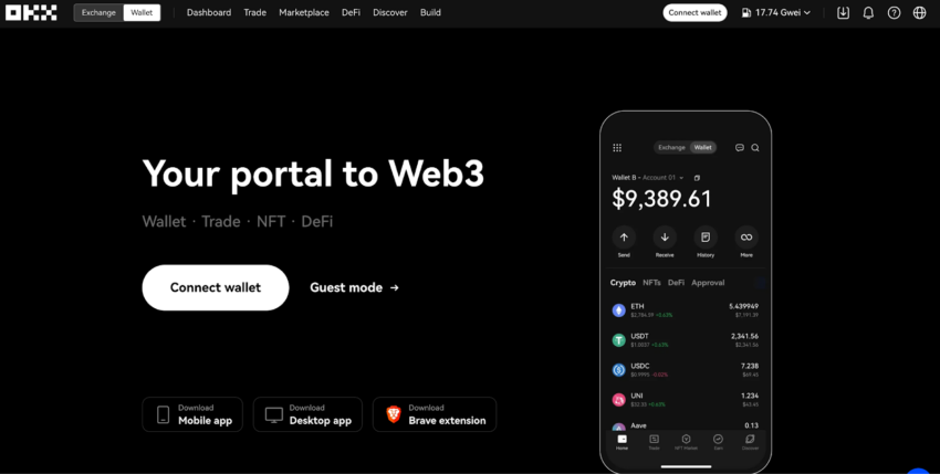 OKX แพลตฟอร์ม Web3 สำหรับการซื้อขายคริปโต และ NFT